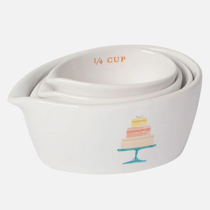 Danica Cake Walk Measuring Cups, Set of 4