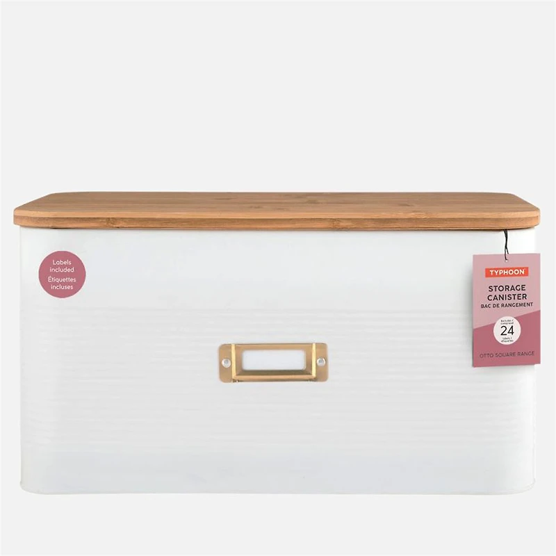 Typhoon Bread Bin - White