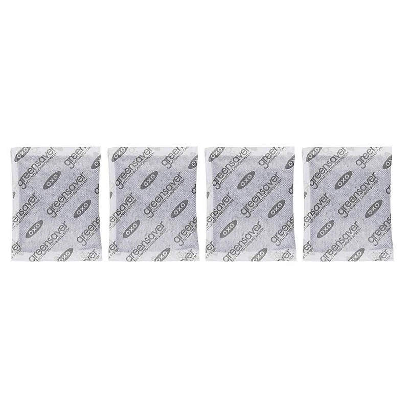 Ensemble de 4 filtres à charbon « GreenSaver » par Oxo