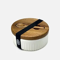 BIA Divided Salt Keeper with Spoon