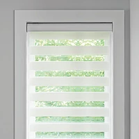 Stores déroulables luxueux à toile alternée jour et nuit « Transition » - lin