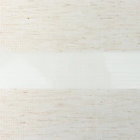 Stores déroulables luxueux à toile alternée jour et nuit « Transition » - lin