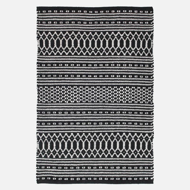 Dhurrie Rug - Black
