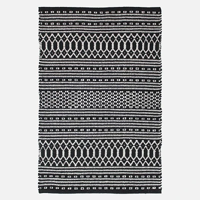 Dhurrie Rug - Black