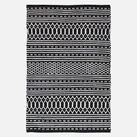 Dhurrie Rug - Black