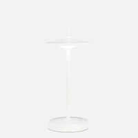 Mini lampe de table DEL, disque - Blanche