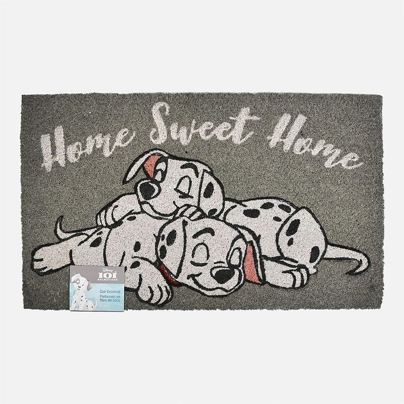 Coir Mat - Home Sweet Home, Dalmatians