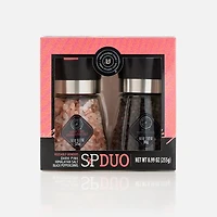 Urban Gourmet Dark Pink Himalayan Salt & Black Peppercorns, Classic Duo Set