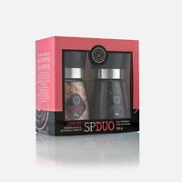 Urban Gourmet Dark Pink Himalayan Salt & Black Peppercorns, Classic Duo Set
