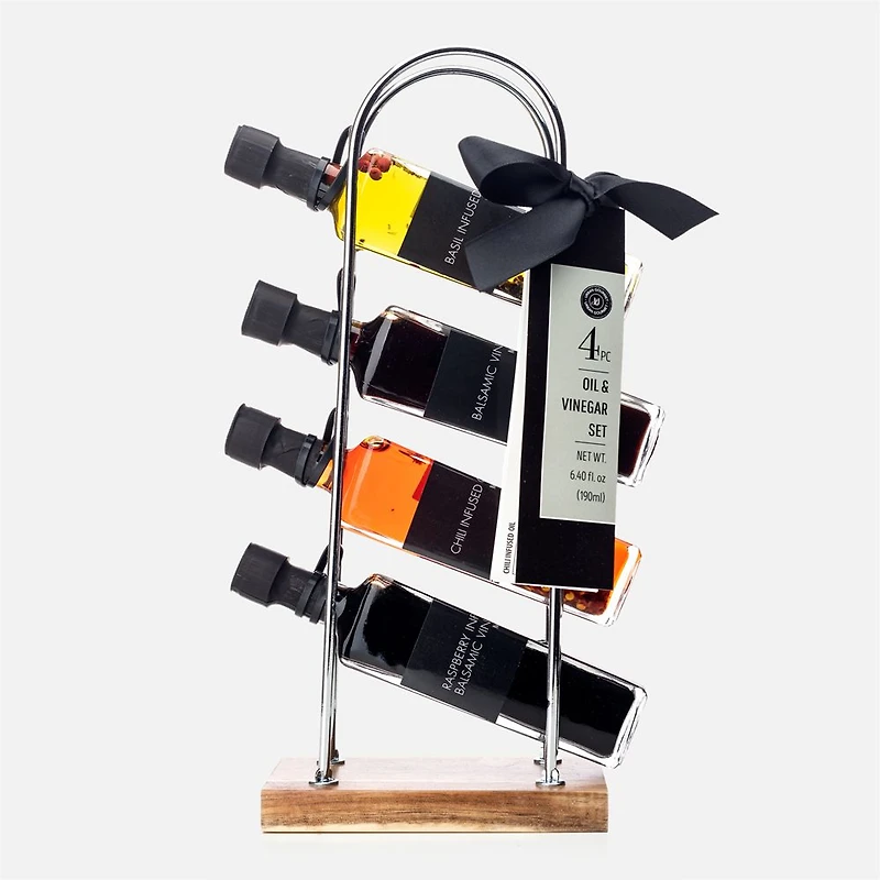 Infused Oils & Balsamic Vinegar Caddy