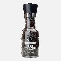 The Classic Black Peppercorn Glass Grinder 