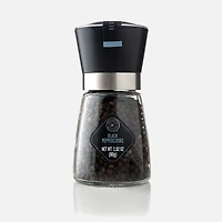 Le mini moulin à poivre noir classique en verre - 5 po 80 g