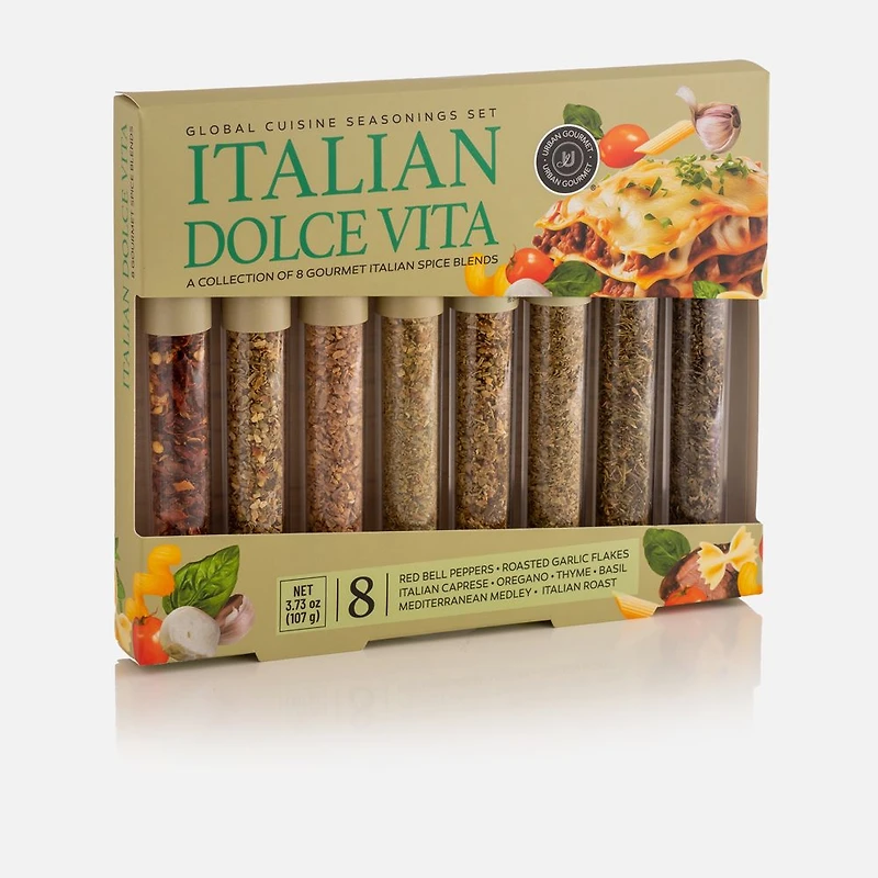 Set d'assaisonnements, 8 pièces - Italian Dolce Vita
