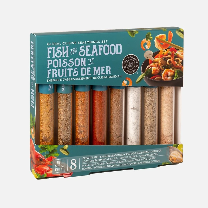 8-Piece Seasoning Set - Fish and Sea Food