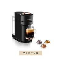 Nespresso® Vertuo Next Premium Coffee & Espresso Capsule Machine  by De'Longhi - Black Rose Gold