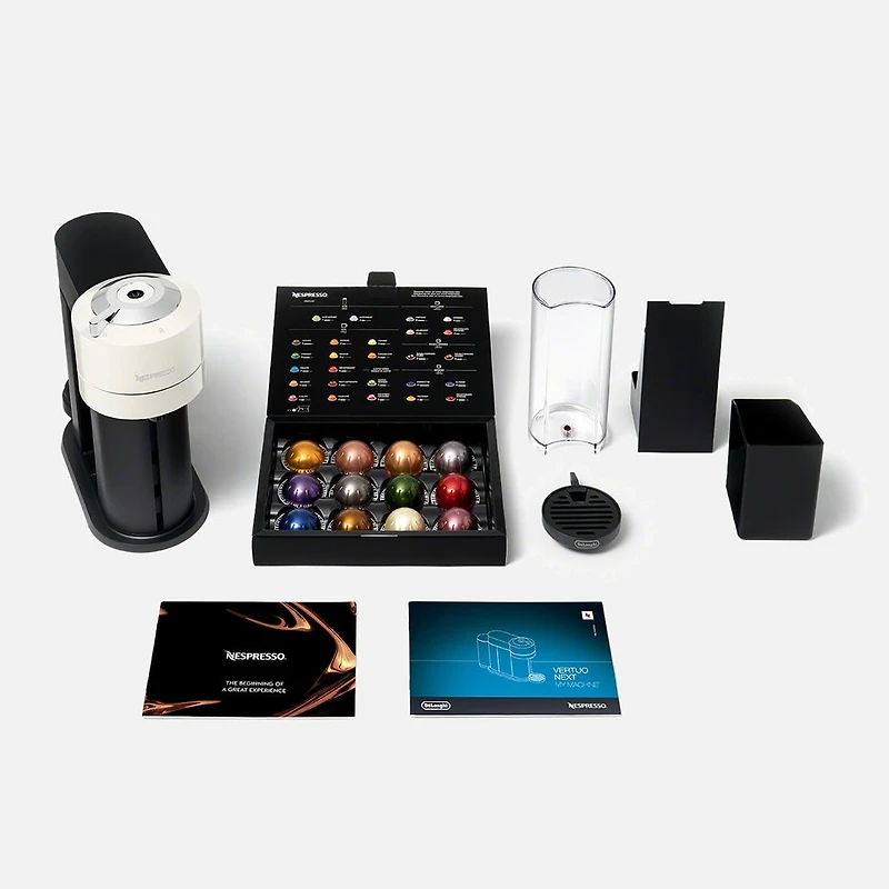 Nespresso® De'Longhi Vertuo Next Coffee & Espresso Capsule Machine - White