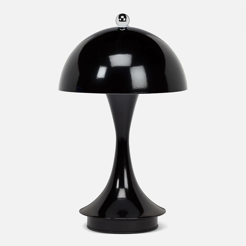 Lampe de table LED Abat-jour en dôme - Noir