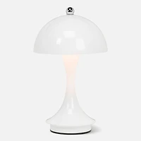 Lampe de table LED abat-jour en Dôme - Blanc