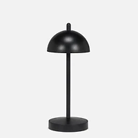 Lampe de table DEL avec abat-jour, dôme - Noire