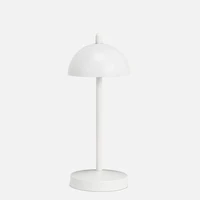 Lampe de table DEL avec abat-jour, dôme - Blanche