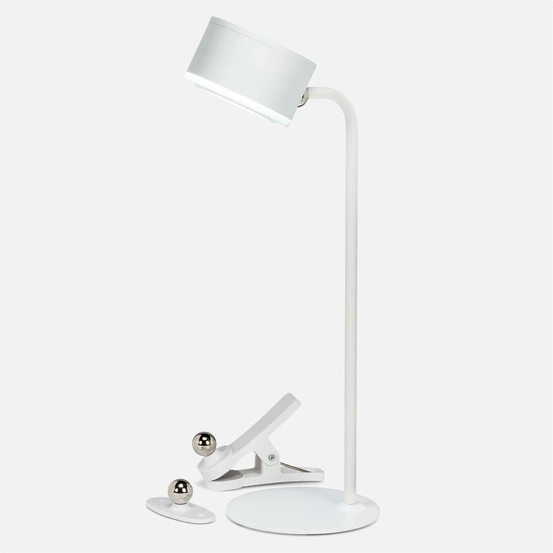 Lampe de bureau LED 4 pièces tambour aimant