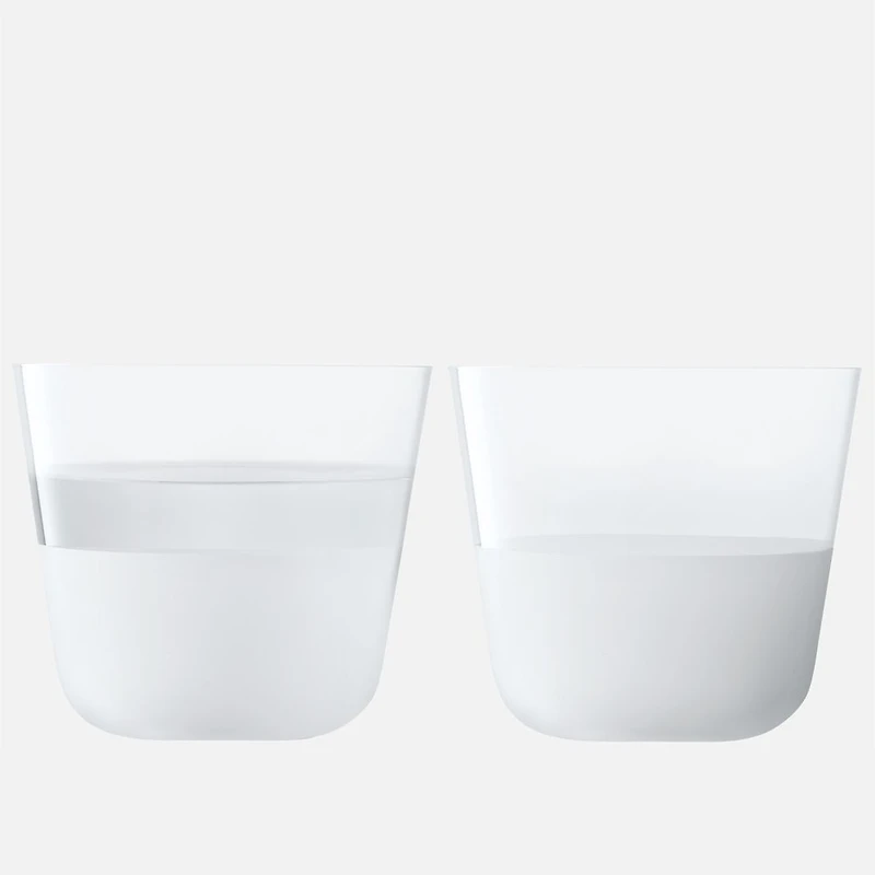 Arc Contrast Verres, ensemble de 2 - 260 ml, Blanc