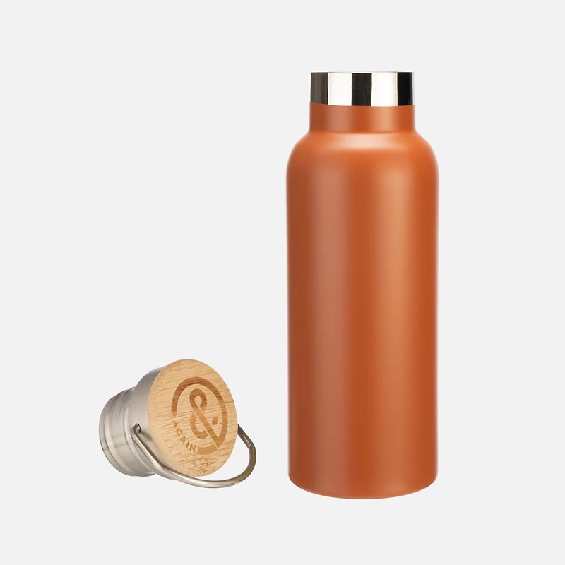 &Again Doubled Walled Bottle, 500ml - Rust