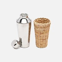 Rattan Cocktail Shaker by David Shaw