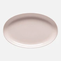 Pacifica Marshmallow Oval Platter by Casafina