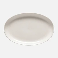 Pacifica Vanilla Oval Platter by Casafina