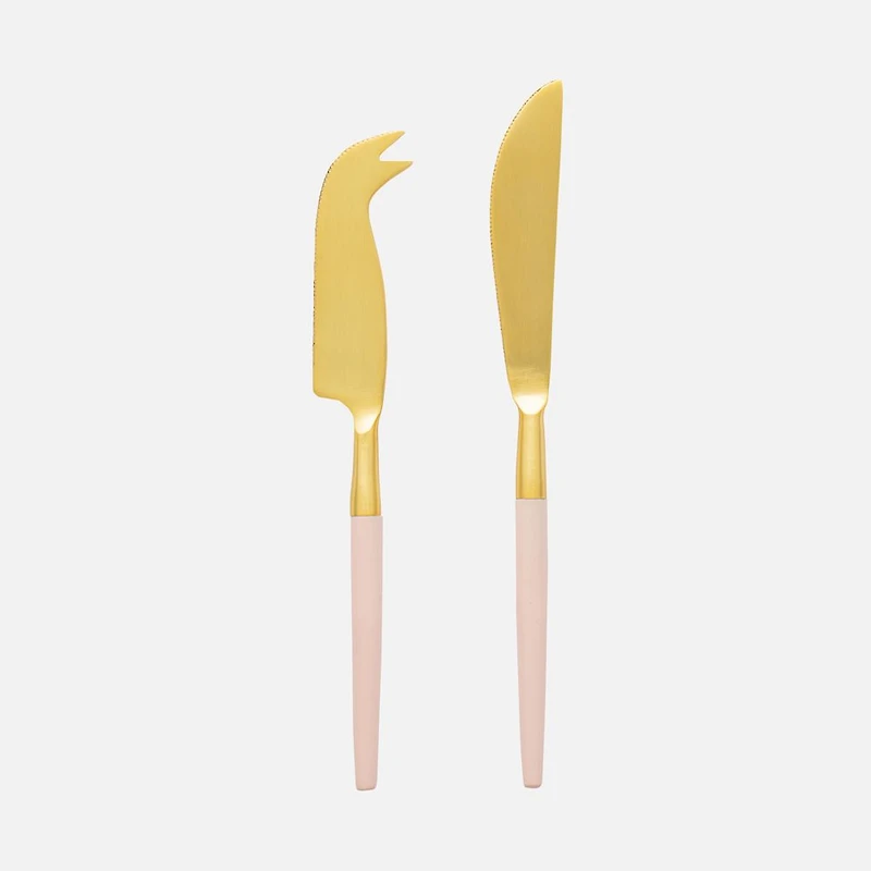 Rosé 2-Piece Cheese Set by David Shaw