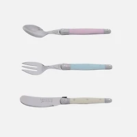 3 piece Cutlery Set For Children by Jean Dubost Laguiole