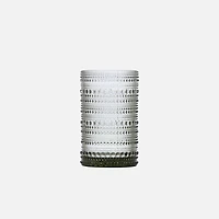 Set of 6 Jupiter Smoke Grey Ice Beverage Glasses - 13 oz
