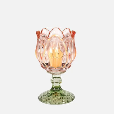 Nutcracker Designs Cottontail Meadow Bougeoir tulipe