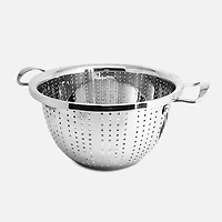 Passoire perforée en acier inoxydable - 26 x 14 cm