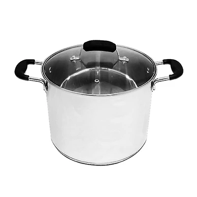 Stainless Steel Stock Pot - 15.5L