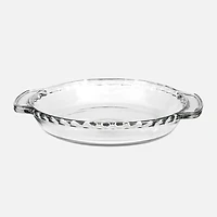 Fire-King 9" Pie Plate with Handles