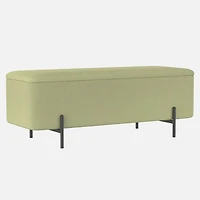 Erzo Storage Ottoman - Sage