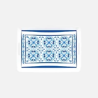 Blues Rectangular Tray With Handle