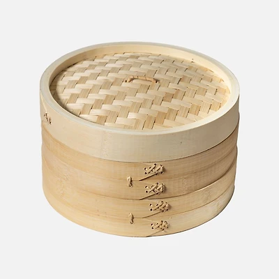 Joyce Chen 2-Tier Bamboo Steamer Baskets - 10''