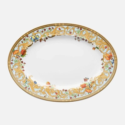 Versace Butterfly Garden oval platter - 34cm