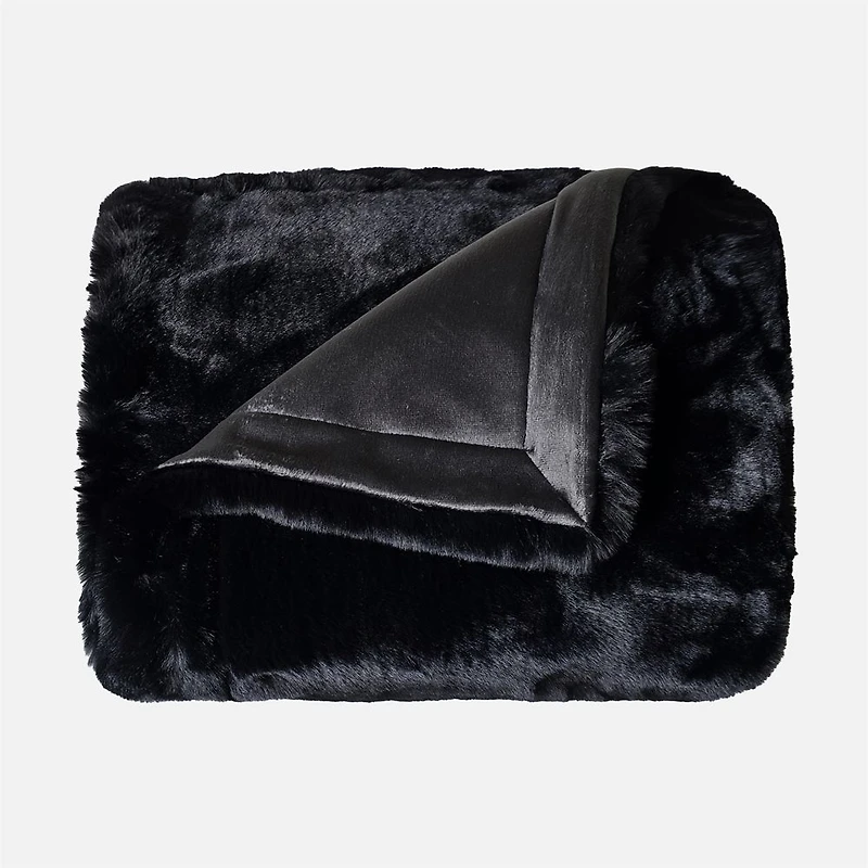 Mink Faux Fur Throw