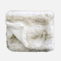 Snow Fox Faux Fur Throw