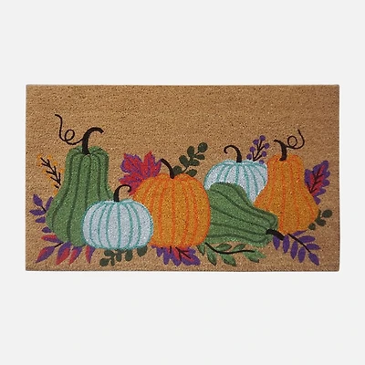 Pumpkin Thankful Coir Rug