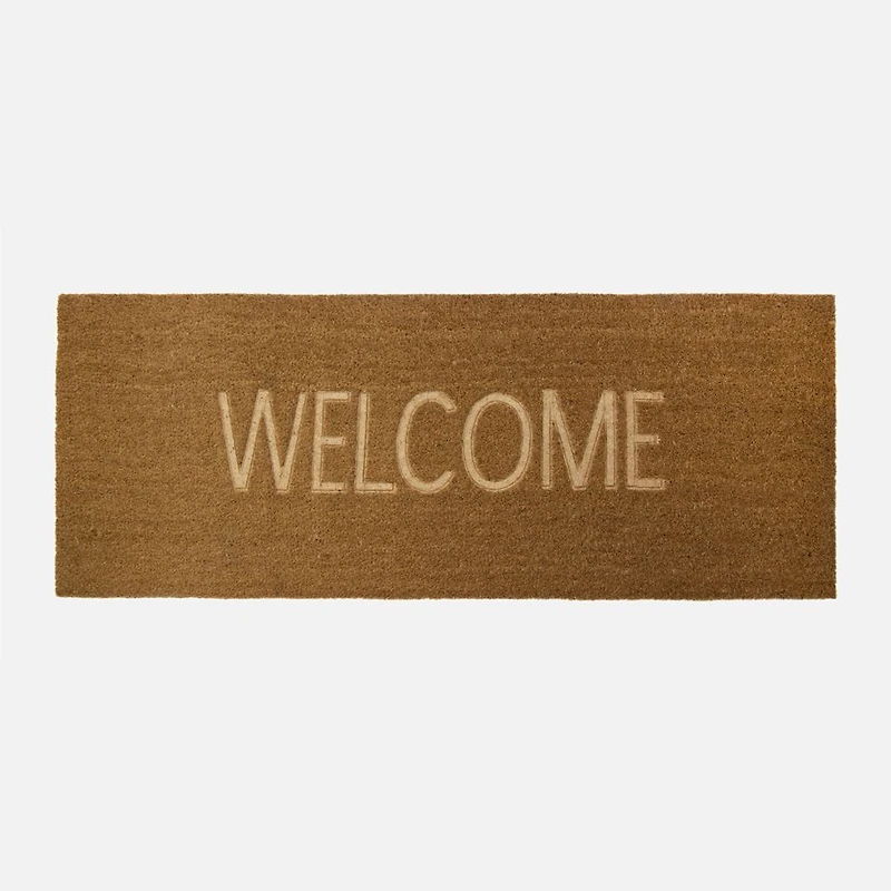 Embossed Coir Doormat - « Welcome »