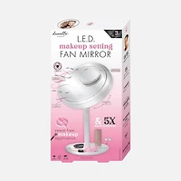 Danielle Creations Miroir ventilateur LED avec ventouse