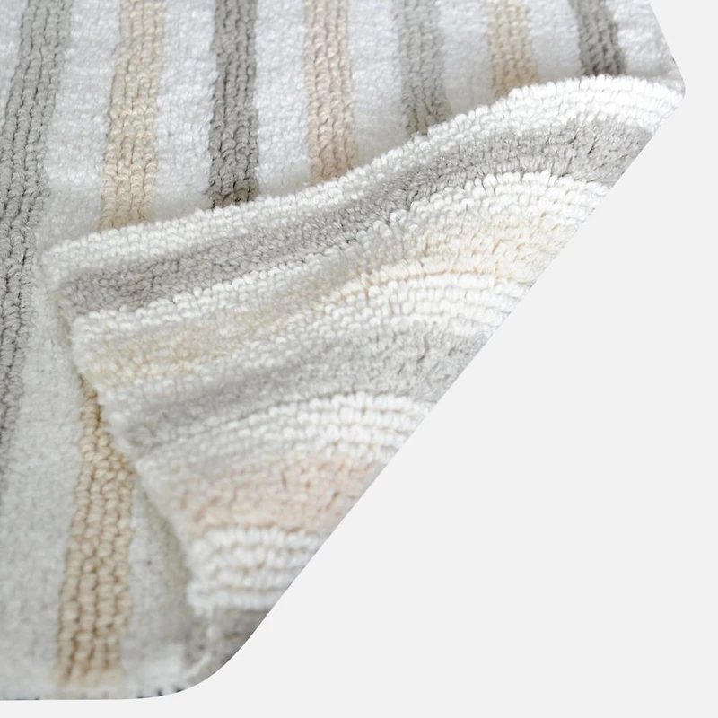 Field Stripe Reversible Bath Rug