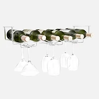 Wine/Glass Rack, 6 Bottles