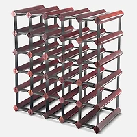 Wine Rack, 30 Bottles - Cherry