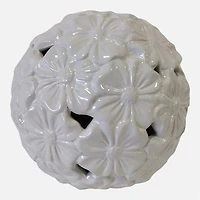 Flower Cut-Out Garden Orb - 12"